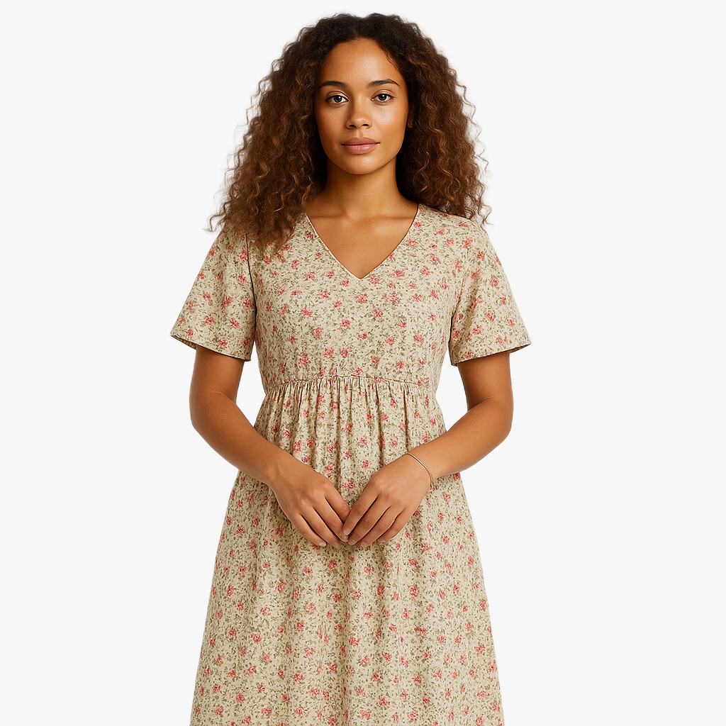 Floral Summer Midi Dress for Chic Outings