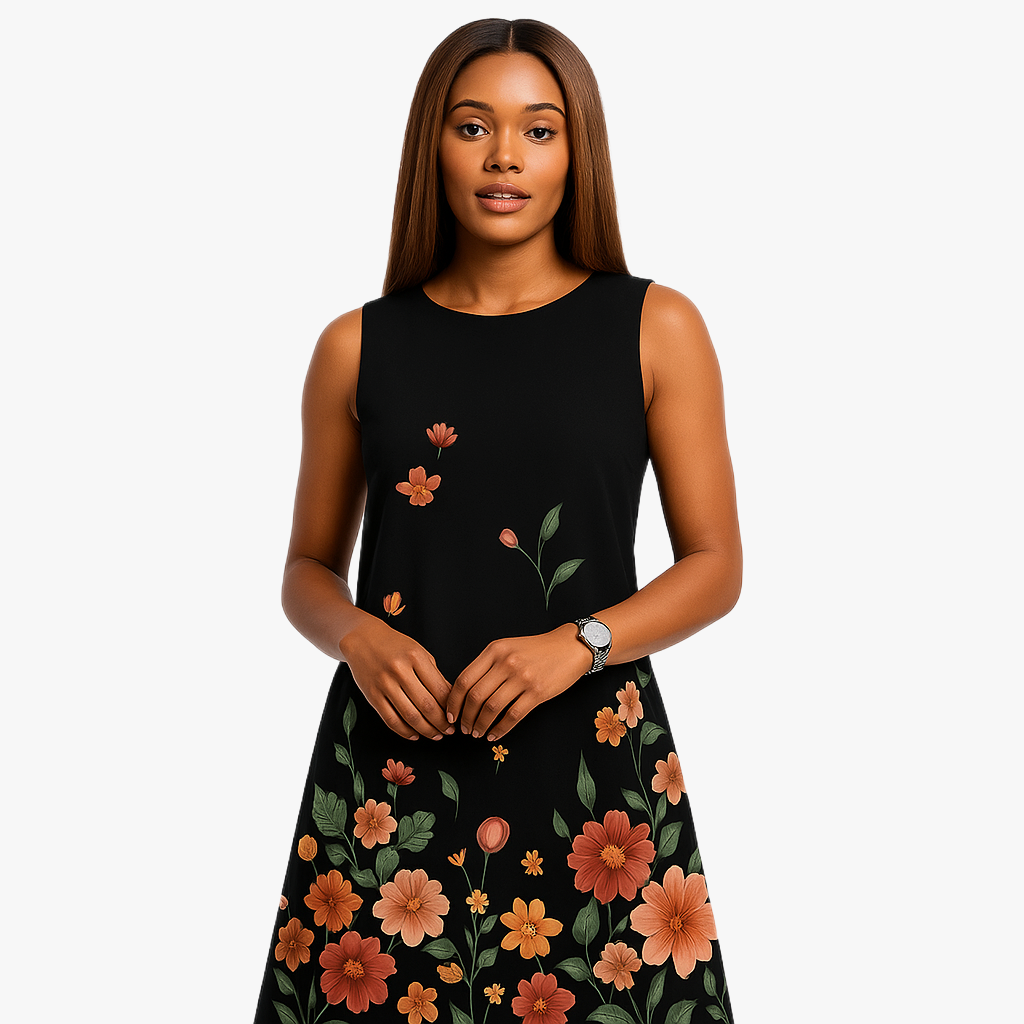 Floral Midi Dress for Summer Events