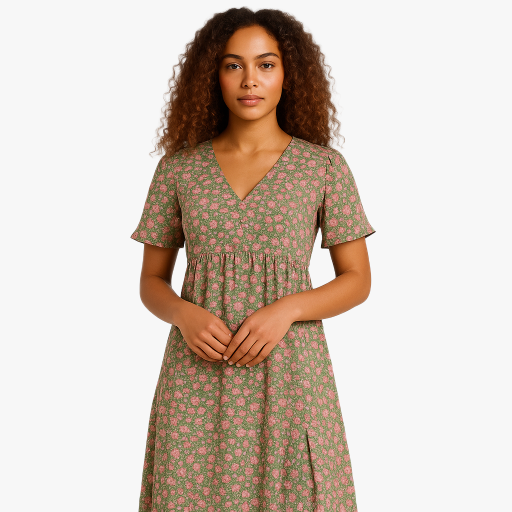Floral Summer Midi Dress for Chic Outings