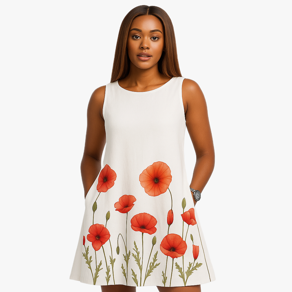 Floral Midi Dress for Summer Events