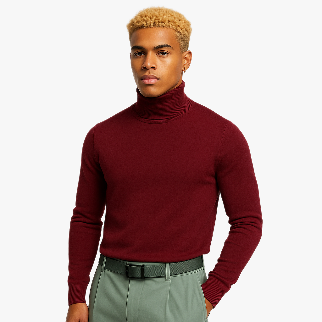 Warm Roll Neck Sweater for Chilly Days