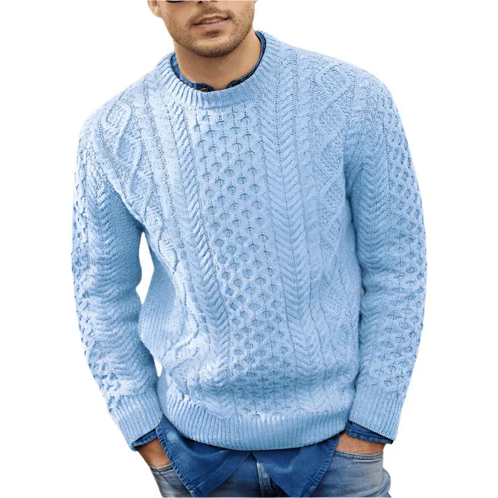 Men's Stylish Knitted Winter Essential Sweater for Everyday Wear