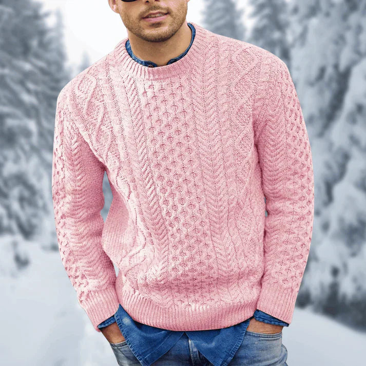 Men's Stylish Knitted Winter Essential Sweater for Everyday Wear