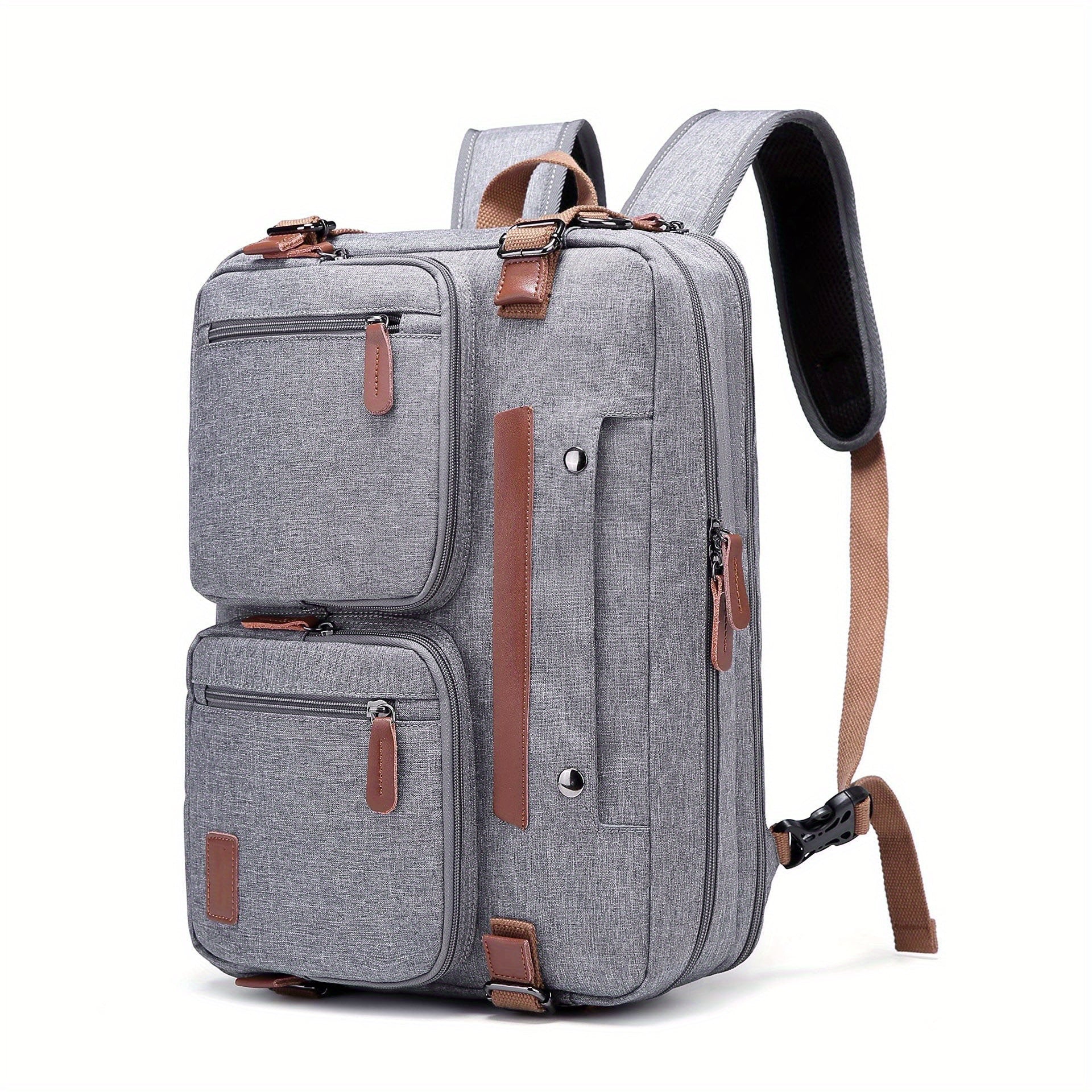 James | Men's Convertible Waterproof Carry On Travel Laptop Backpack - Image 7