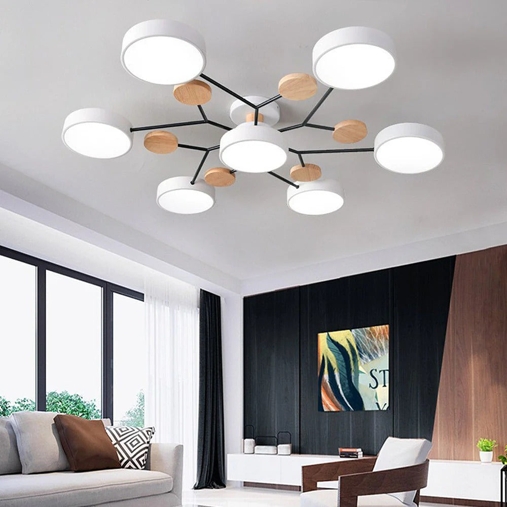 Modern Ceiling Light LED Flush Mount Bright Contemporary Fixture - Image 25