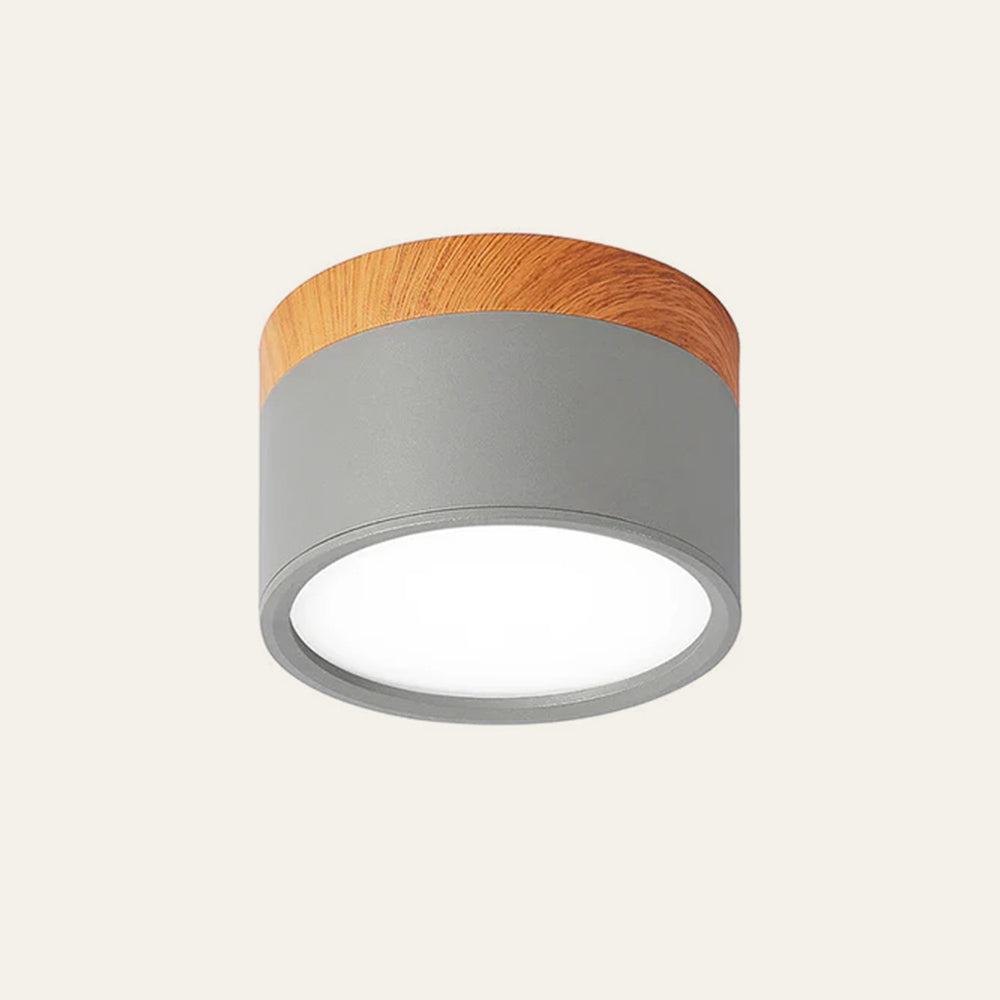 Compact functional round LED ceiling lamp - Ideal for hallways, entryways, and spaces