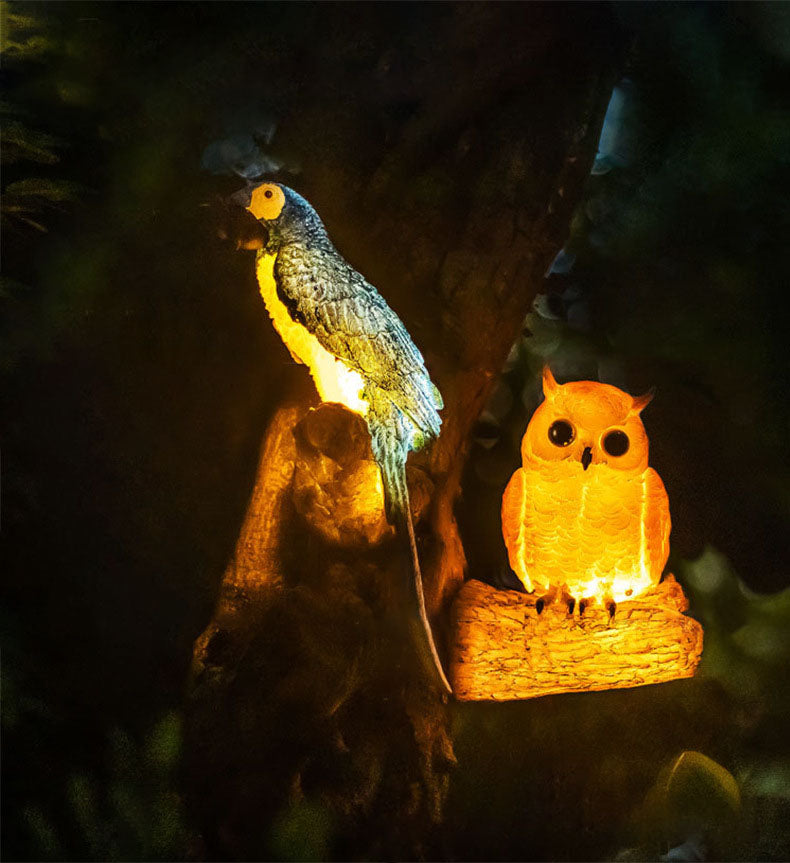 Solar Animal Garden Light Waterproof LED Outdoor Statue Decor - Image 11
