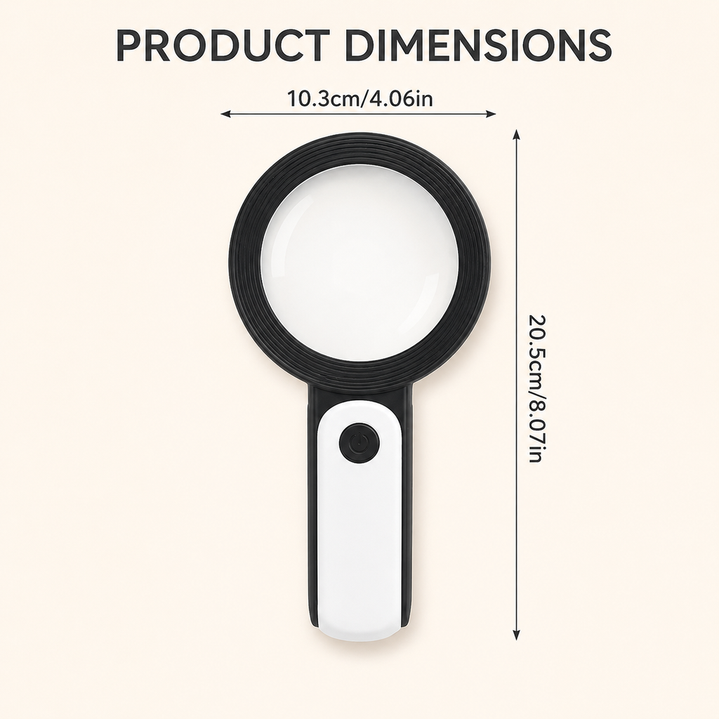 30x Magnifying Glass for Seniors