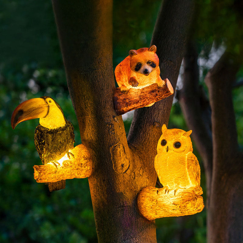 Solar Animal Garden Light Waterproof LED Outdoor Statue Decor - Image 2