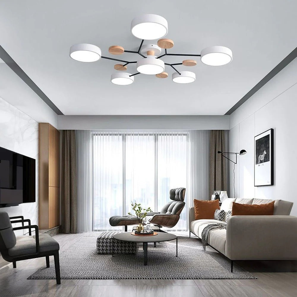 Modern Ceiling Light LED Flush Mount Bright Contemporary Fixture - Image 24