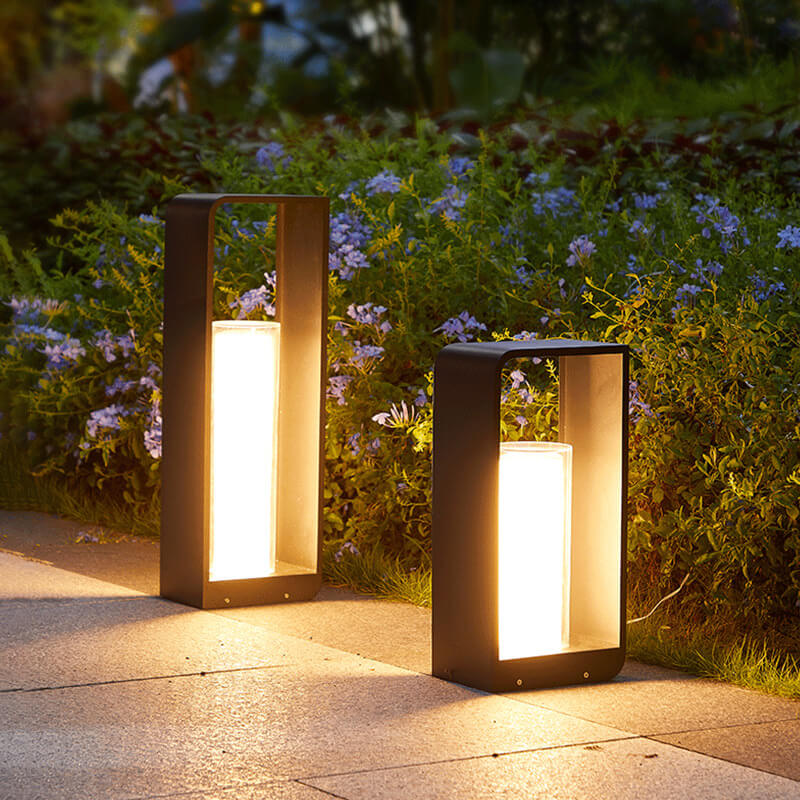 Modern LED Outdoor Garden Light Minimalist Weather-Resistant Square Lamp for Patio & Garden - Image 20