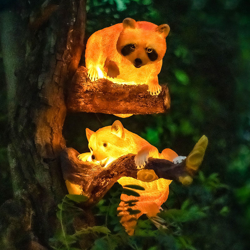 Solar Animal Garden Light Waterproof LED Outdoor Statue Decor - Image 3