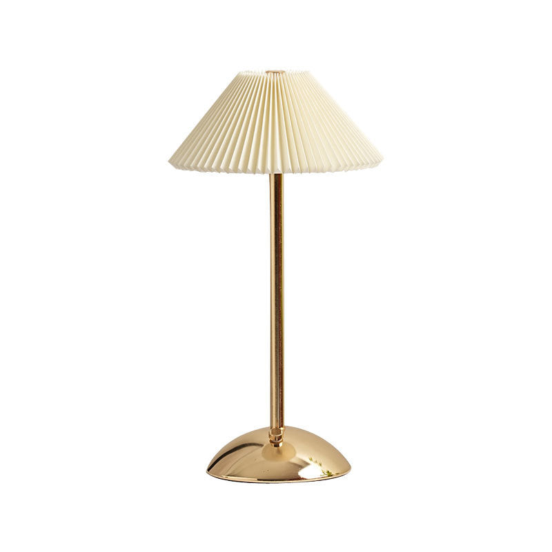 Lunvra - Brass Fabric Cone Table Lamp - Image 18