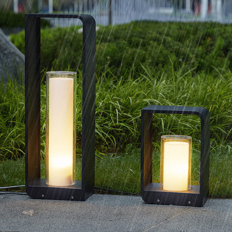 Modern LED Outdoor Garden Light Minimalist Weather-Resistant Square Lamp for Patio & Garden - Image 24