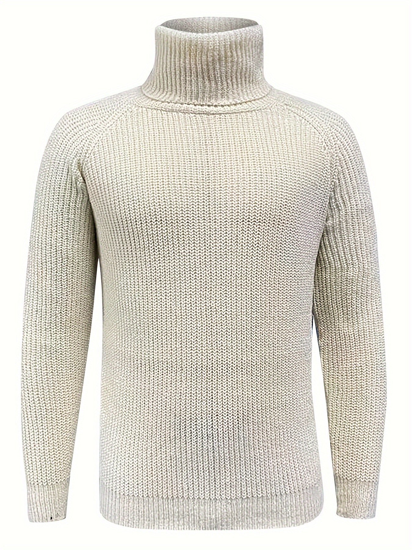 Men's Retro knitted Turtleneck Winter Sweater