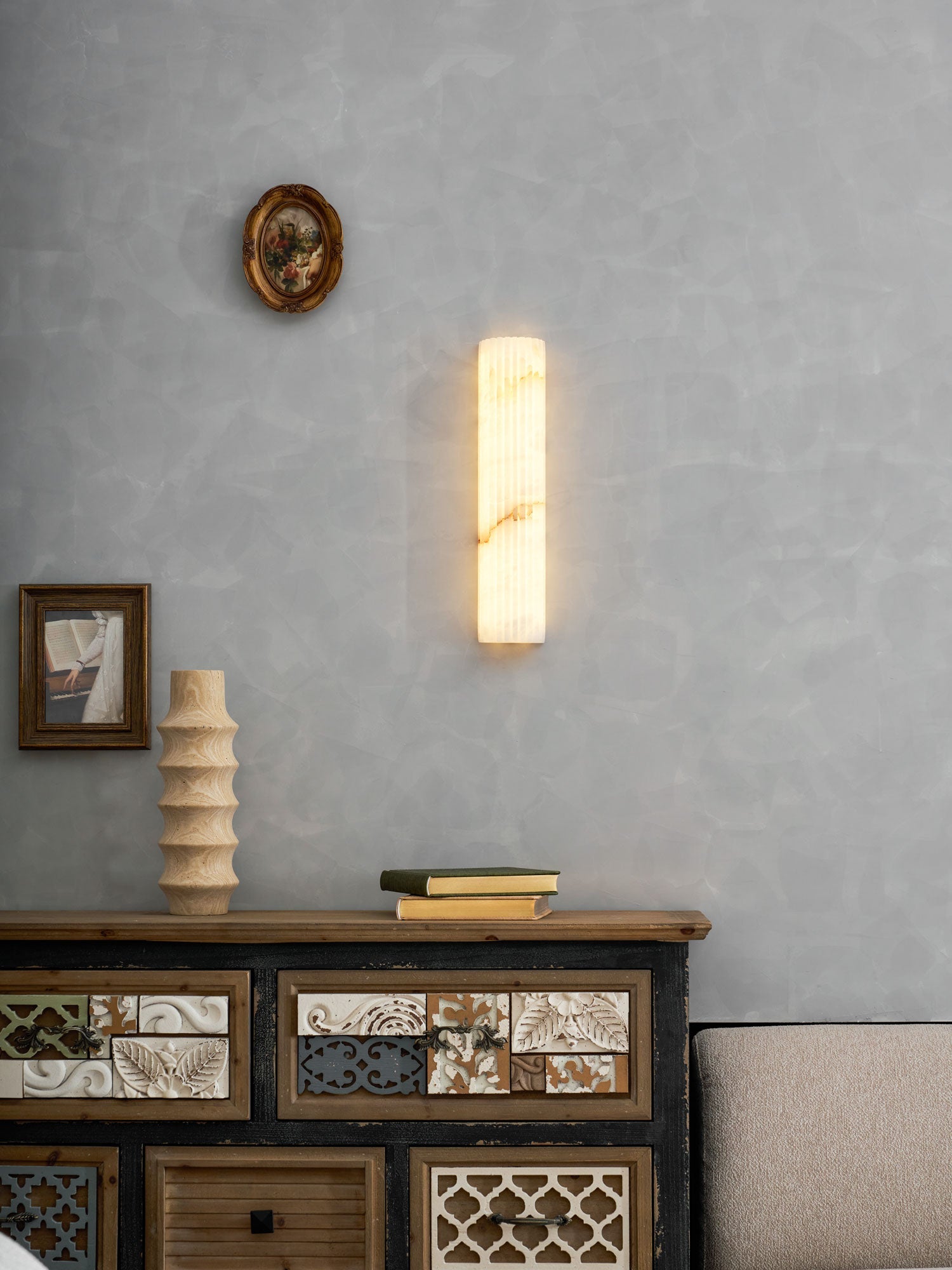 Alvia Alabaster Wall Light - Image 58