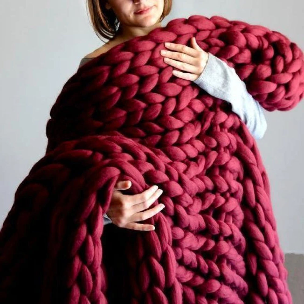 Chunky Knitting Yarn XXL 1000g Super Thick Yarn for Easy Knitting - Image 4