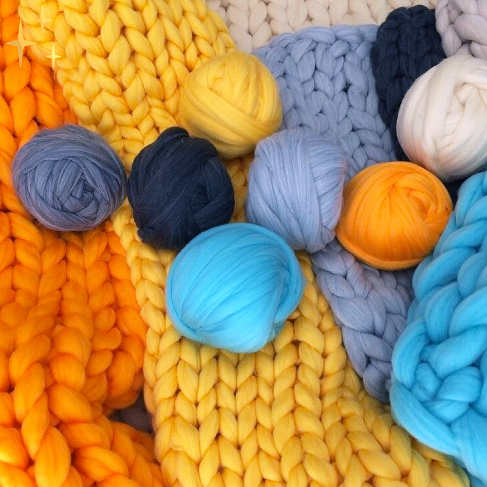 Chunky Knitting Yarn XXL 1000g Super Thick Yarn for Easy Knitting - Image 10