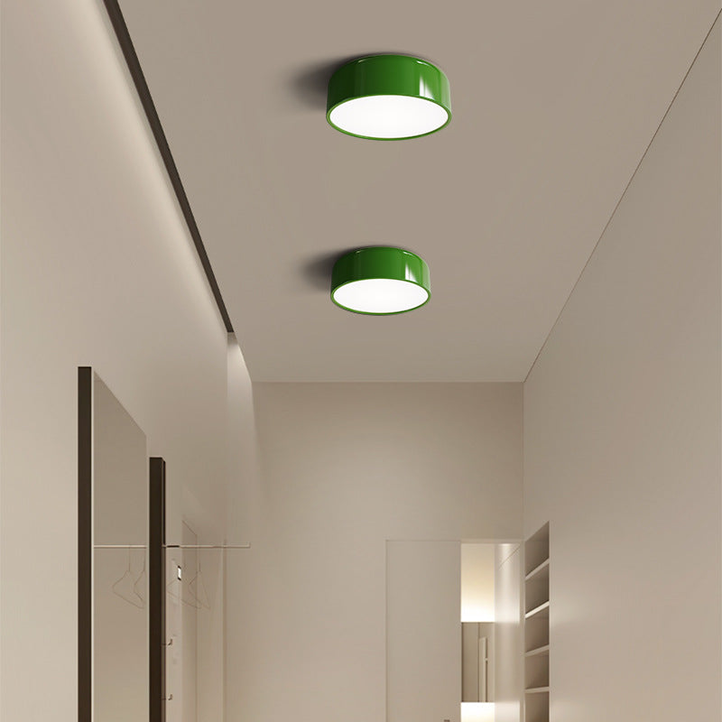 Morandi Retro LED Ceiling Light Dimmable Round Light for Home & Living Room - Image 8
