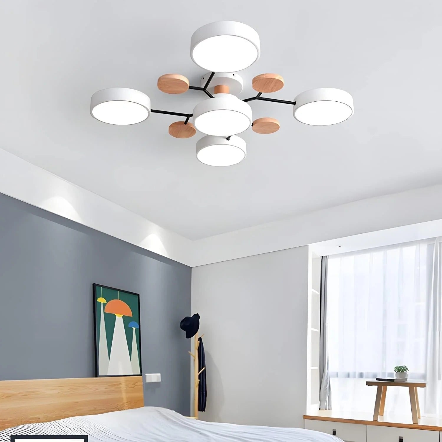 Modern Ceiling Light LED Flush Mount Bright Contemporary Fixture - Image 23