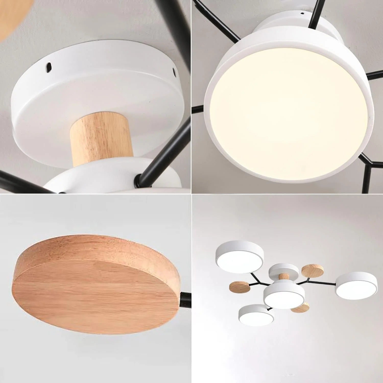 Geometric Circular LED Ceiling Lamp for Modern Interior