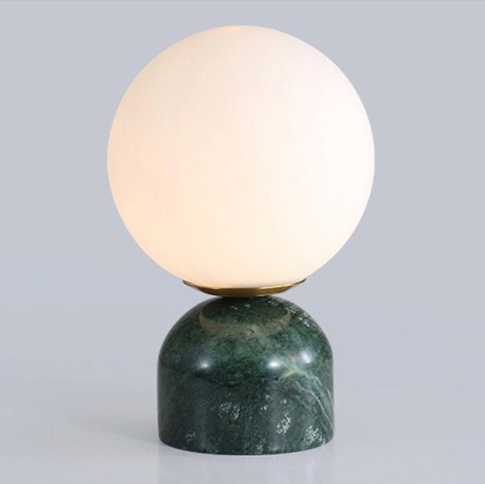 Marble Table Lamp Modern Globe Bedside Minimalist Bedroom - Image 9