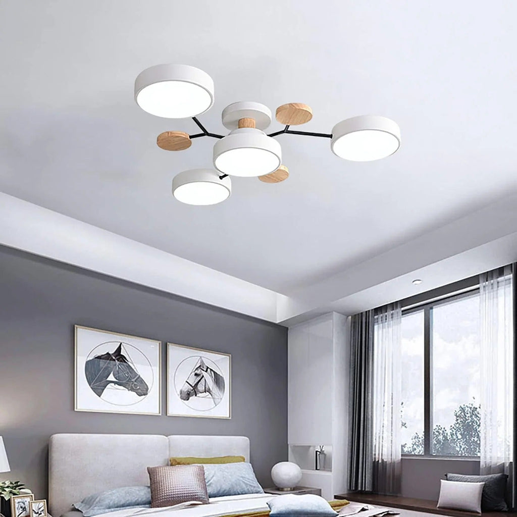 Geometric Circular LED Ceiling Lamp for Modern Interior