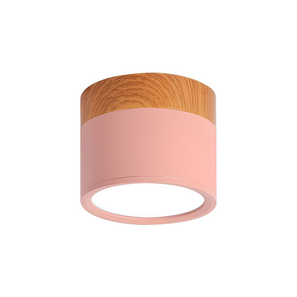 Compact functional round LED ceiling lamp - Ideal for hallways, entryways, and spaces