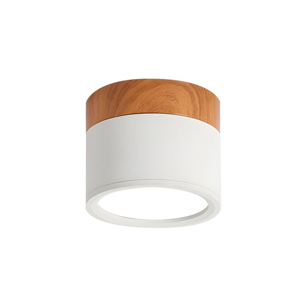 Compact functional round LED ceiling lamp - Ideal for hallways, entryways, and spaces