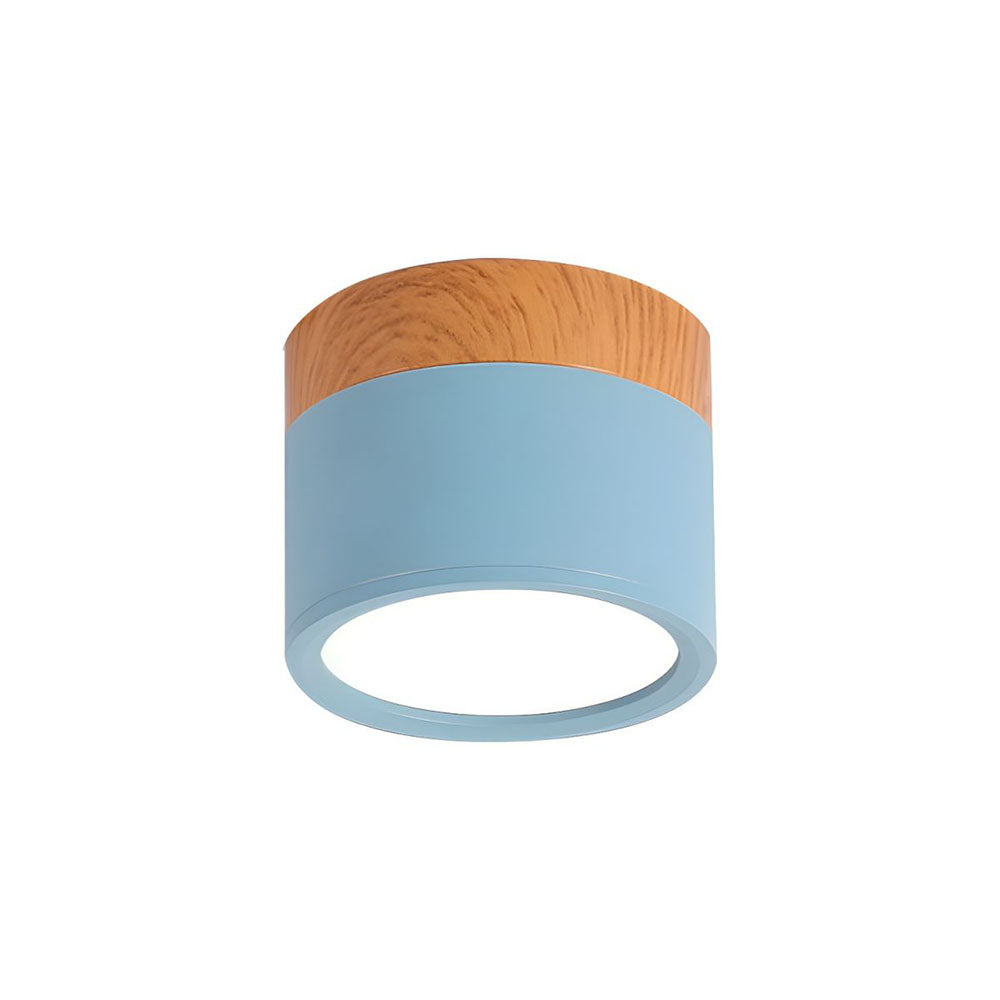 Compact functional round LED ceiling lamp - Ideal for hallways, entryways, and spaces