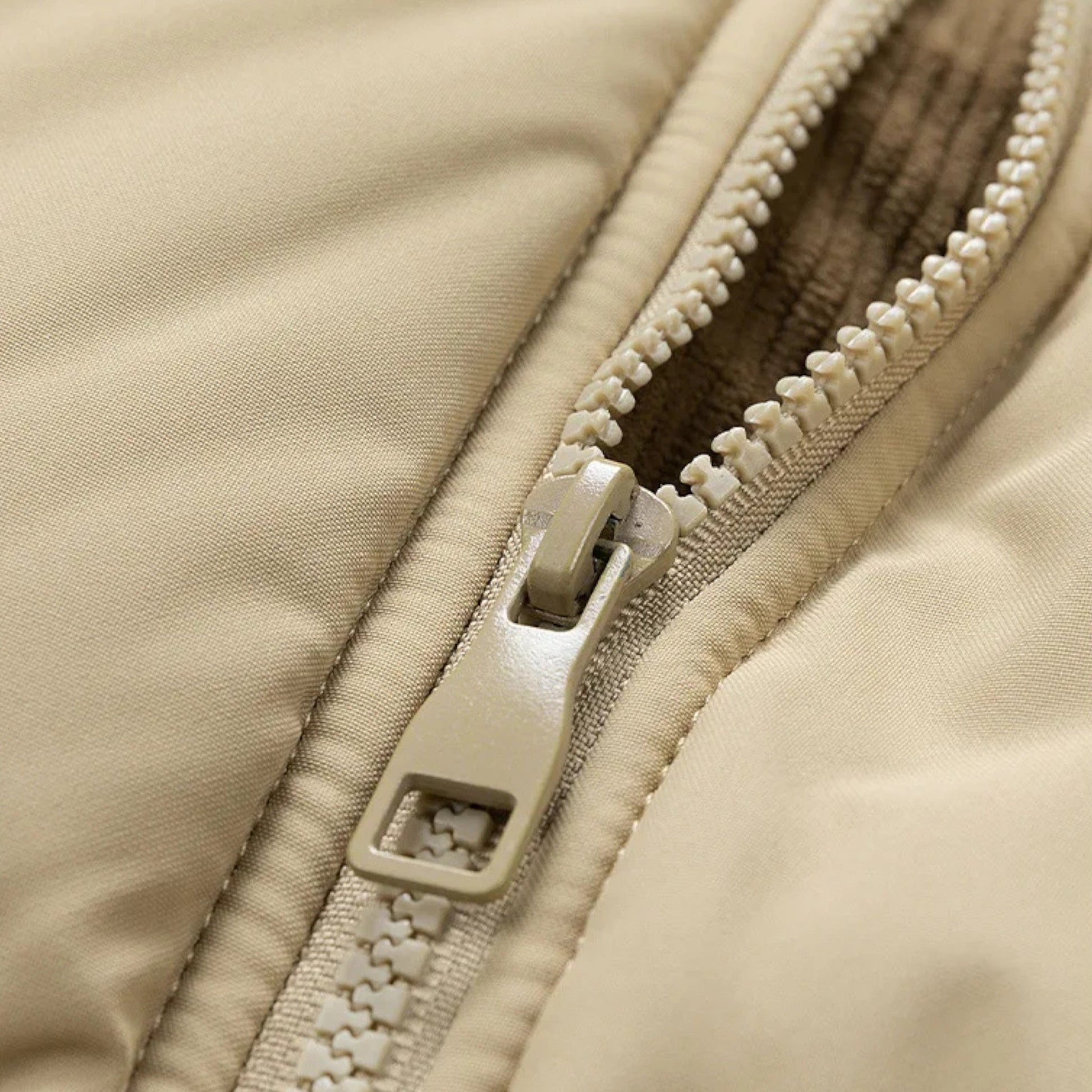 Men’s Casual Thick Fleece-Lined Winter Jacket with Stand-up Collar and Removable Hood