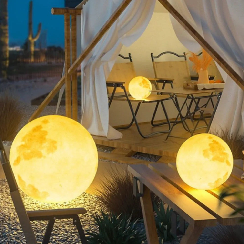 Moon Garden Light Solar Waterproof Outdoor Decorative Patio Lamp - Image 2