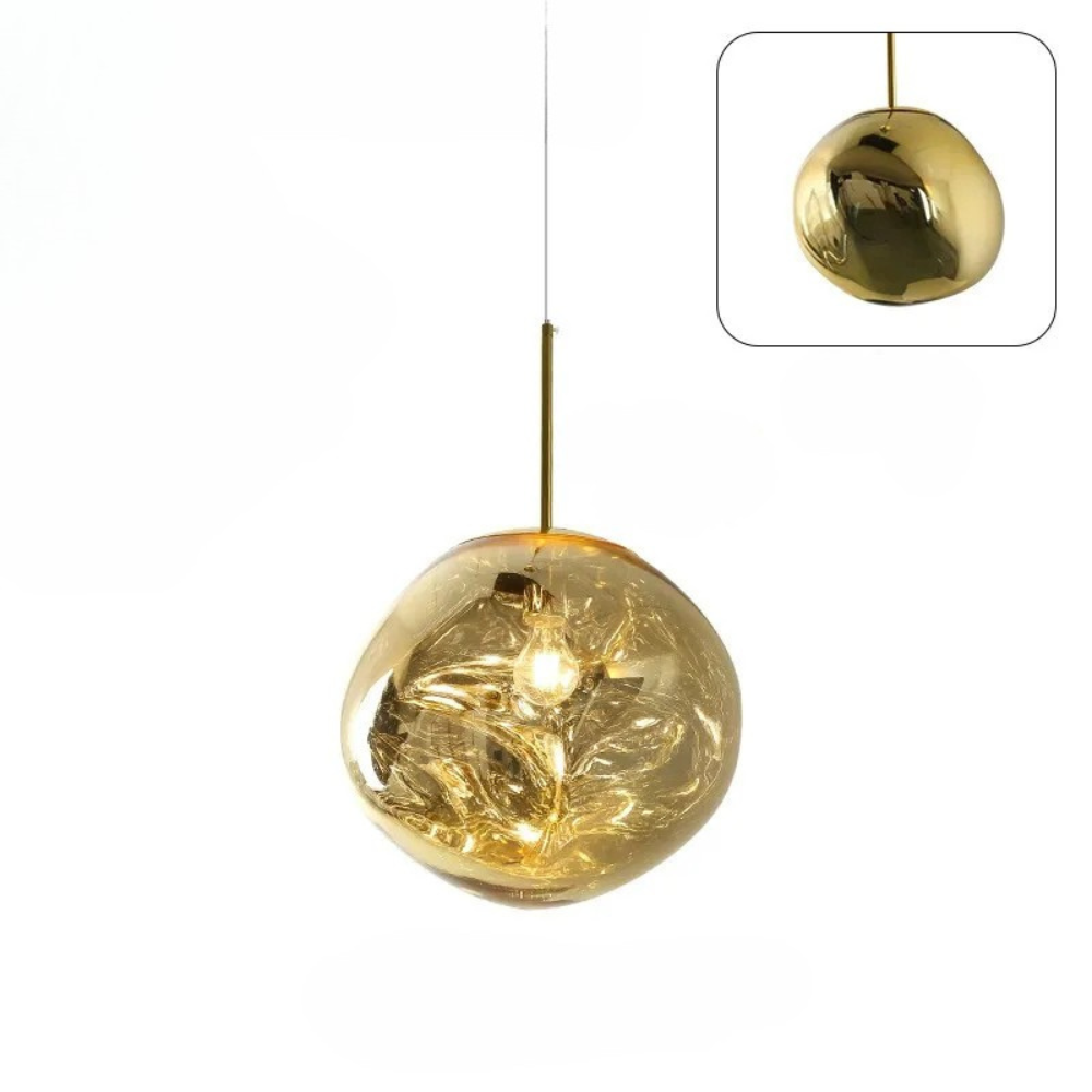Fused Glass Effect Pendant Lava Lamp - Image 11