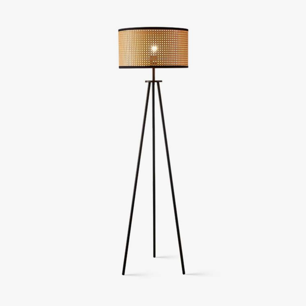 Boho Standing Floor Lamp | Sculptural Lighting with Curved Artistic Silhouette - Image 7