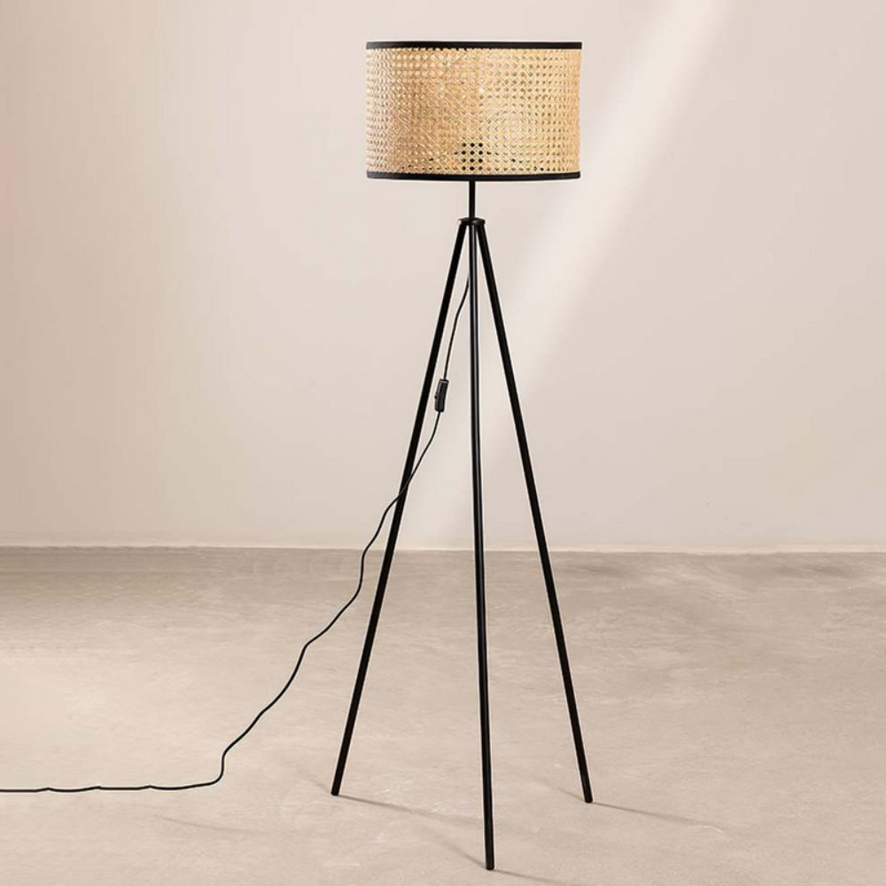 Boho Standing Floor Lamp | Sculptural Lighting with Curved Artistic Silhouette - Image 8