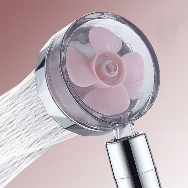 Handheld Shower Head Hose Wall Mount Combo Silver Modern Bathroom Set - Image 19