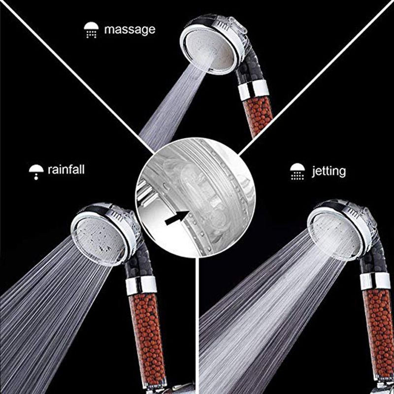 Rainfall Shower Head Ceiling Mounted Round Adjustable Spray Hose - Image 21
