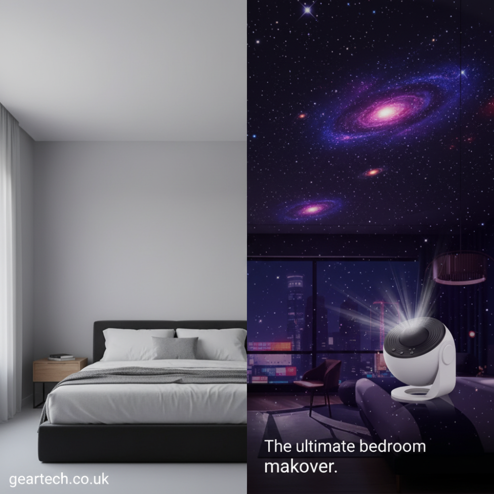 Starry Sky Galaxy Projector - Night Light for Kid's Bedroom