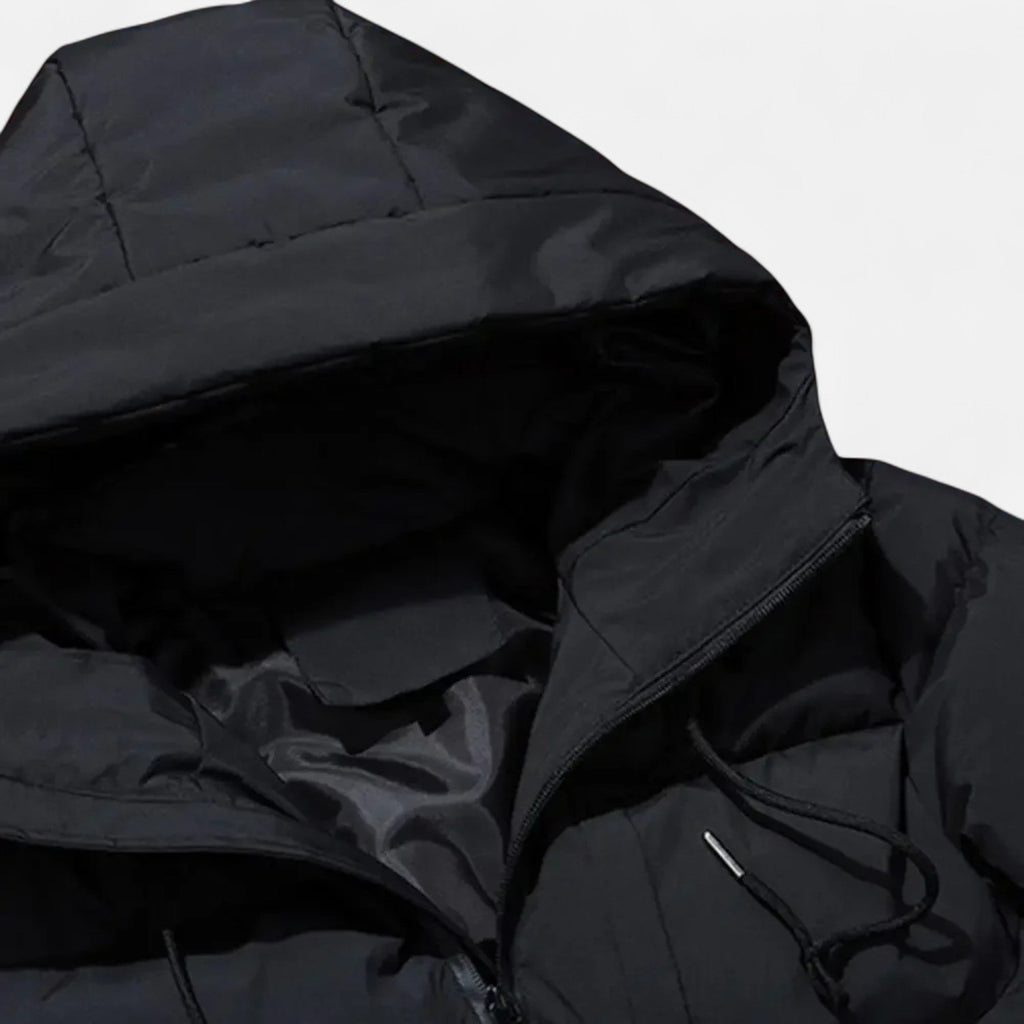 Men’s Stylish Timeless Layer Transitional Hooded Puffer Jacket for Cold Weather