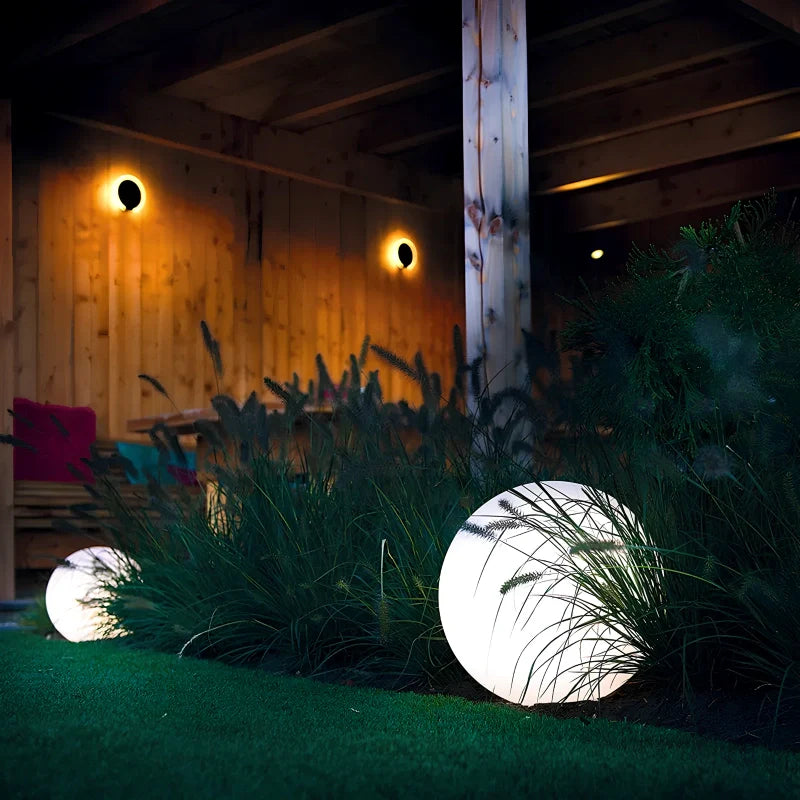 Outdoor Sphere Light Solar Color Changing Garden Orb Remote Control - Image 24