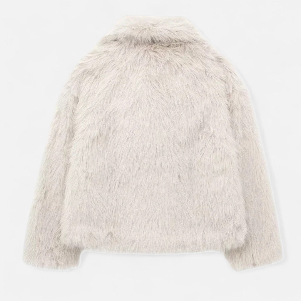 Women’s Elegance Fluffy Fur Winter Coat - Ideal for Both Casual and Formal Looks