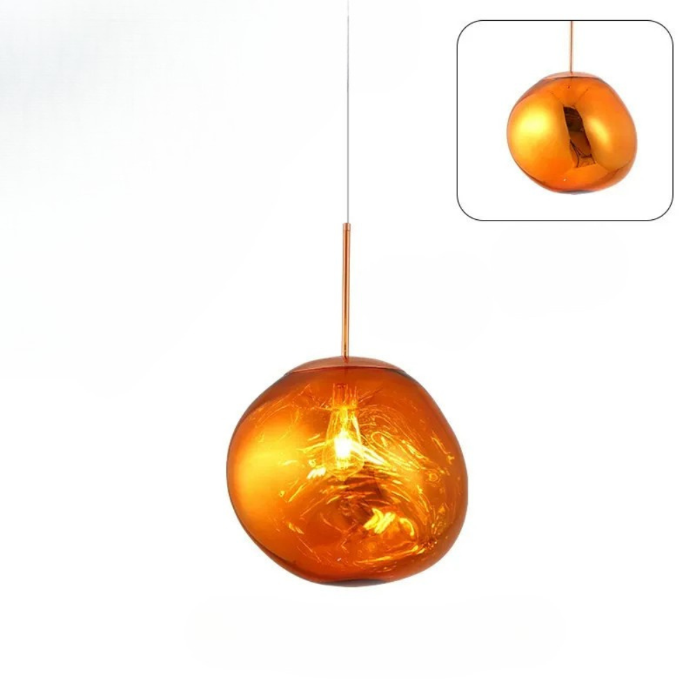 Fused Glass Effect Pendant Lava Lamp - Image 13