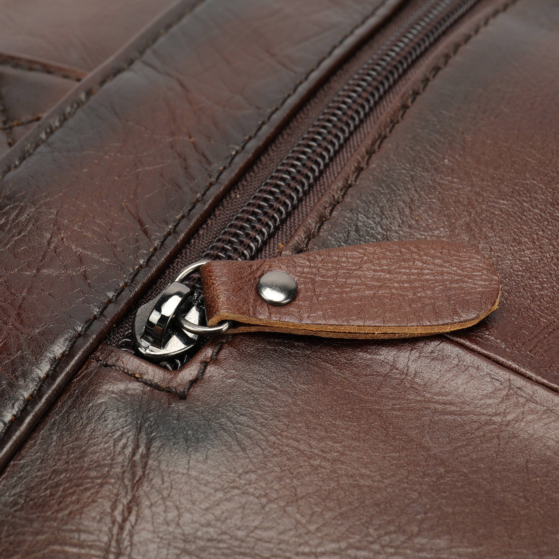 Men's Casual Leather Laptop Bag - Image 7