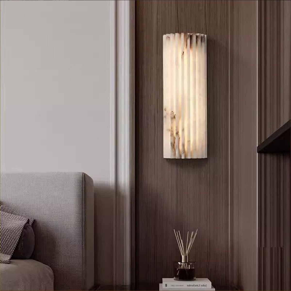 Alvia Alabaster Wall Light - Image 11