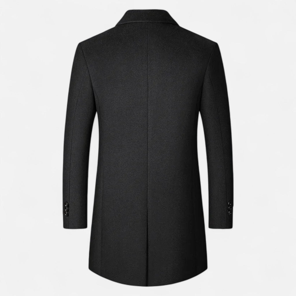 Men’s Classic Seasonal Formal Long Wool Overcoat