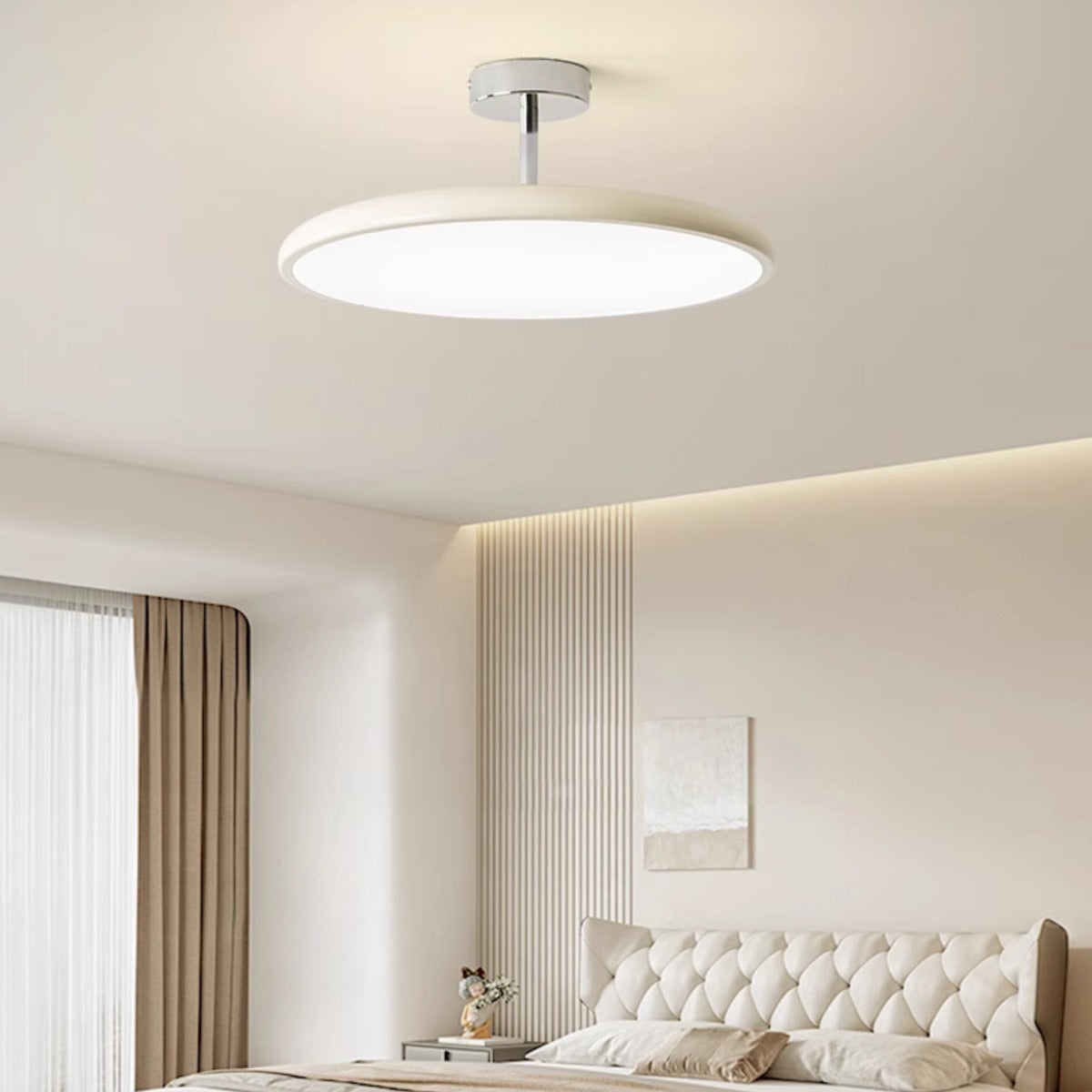 Vintage Flush Mount Ceiling Light Elegant LED Lighting for Bedroom & Living Room - Image 7