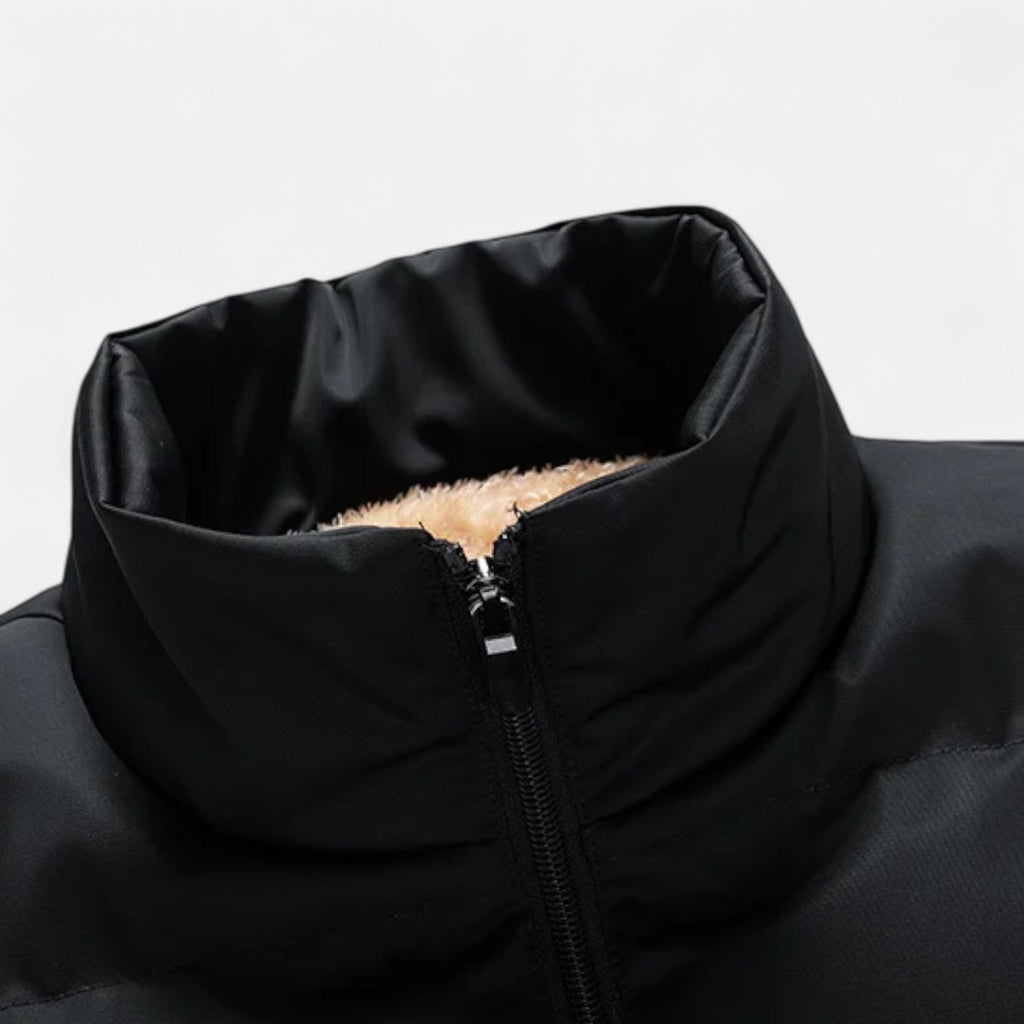 Men’s Insulation Practical Thermal Winter Vest with Fleece Lining