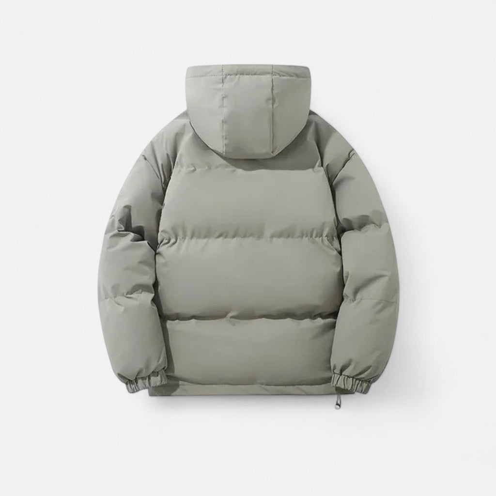 Versatile Insulated Quilted Unisex Hooded Puffer Jacket for Winter