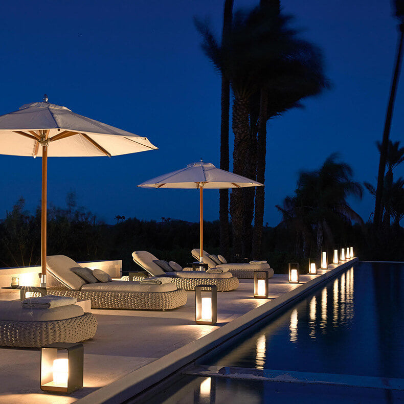 Modern LED Outdoor Garden Light Minimalist Weather-Resistant Square Lamp for Patio & Garden - Image 5