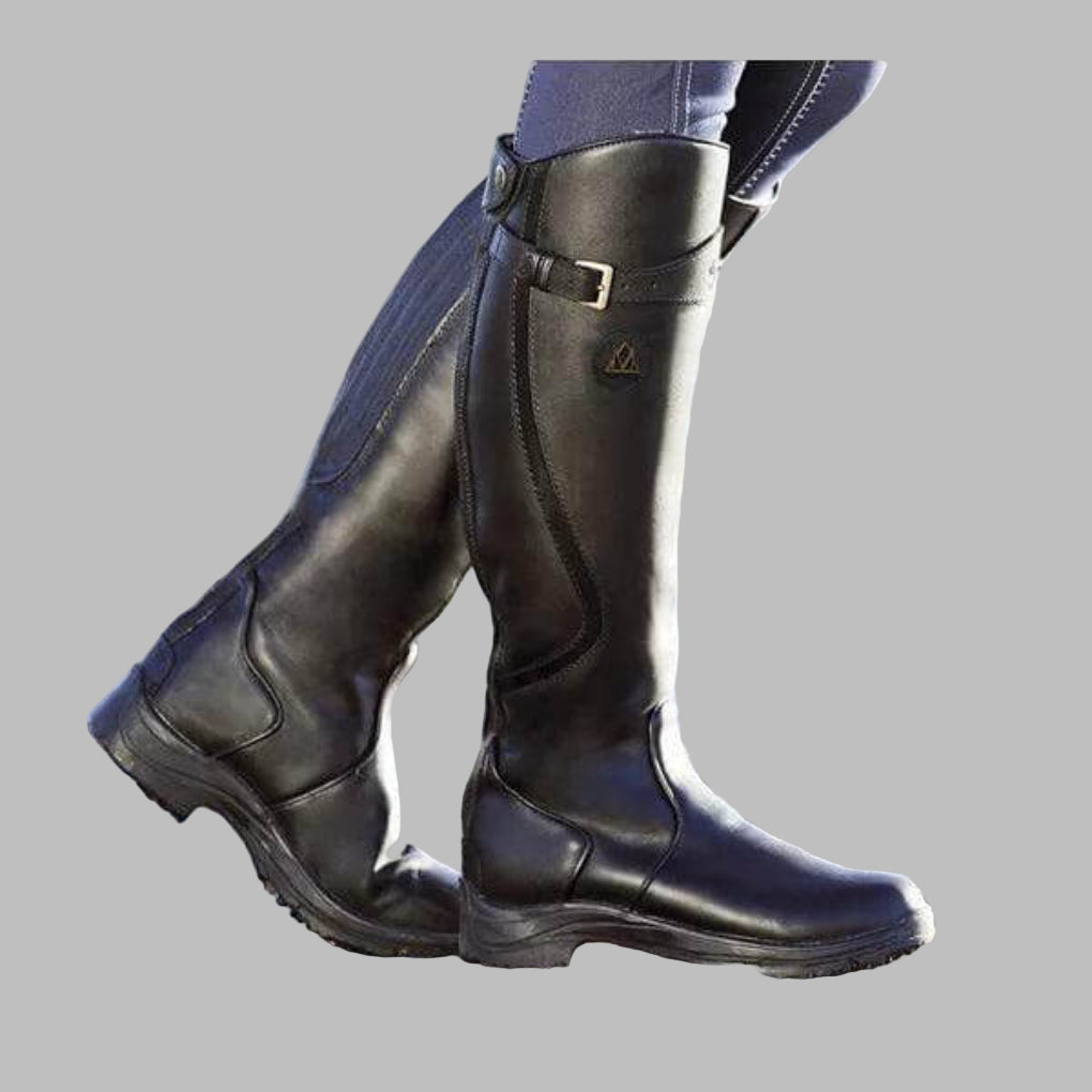 Women’s Outdoor Hiking High Boots with Belt